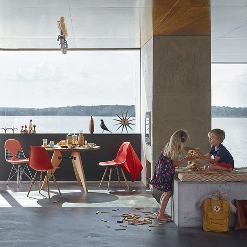 Cadeira Eames em Plástico DSW / Ácer Dourado